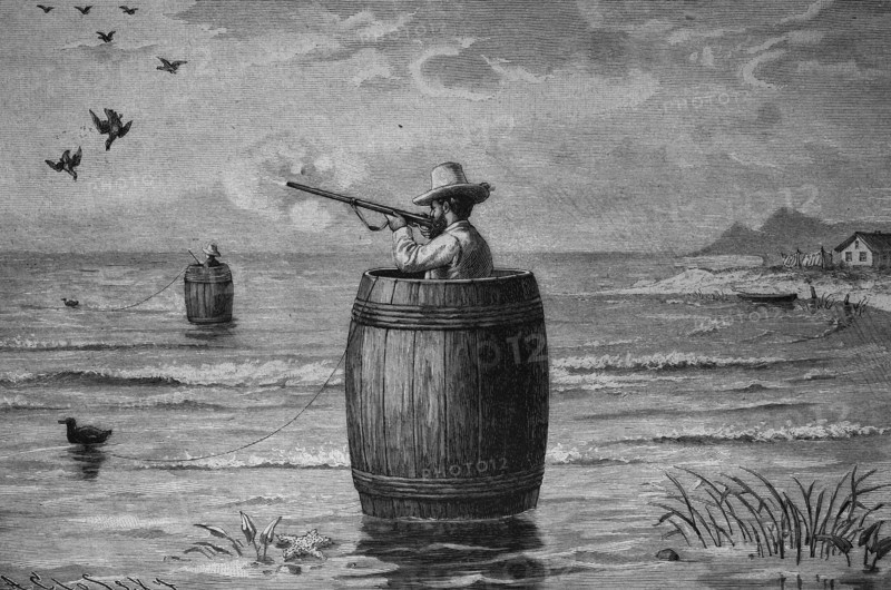 Duck shooting