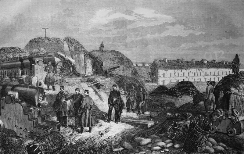 Inside fort nogent