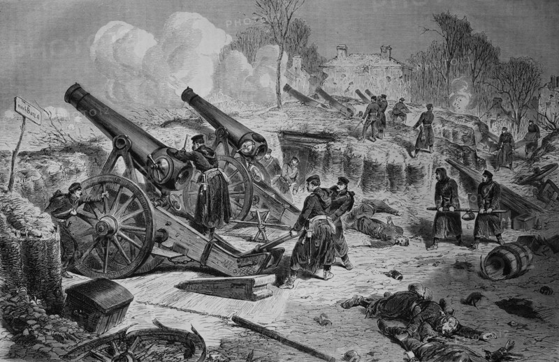 Prussian siege battery