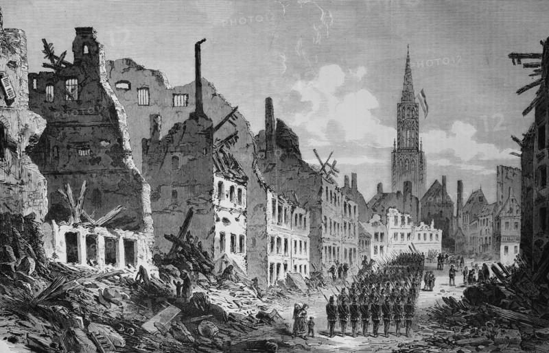 Street steinstrasse in strassburg