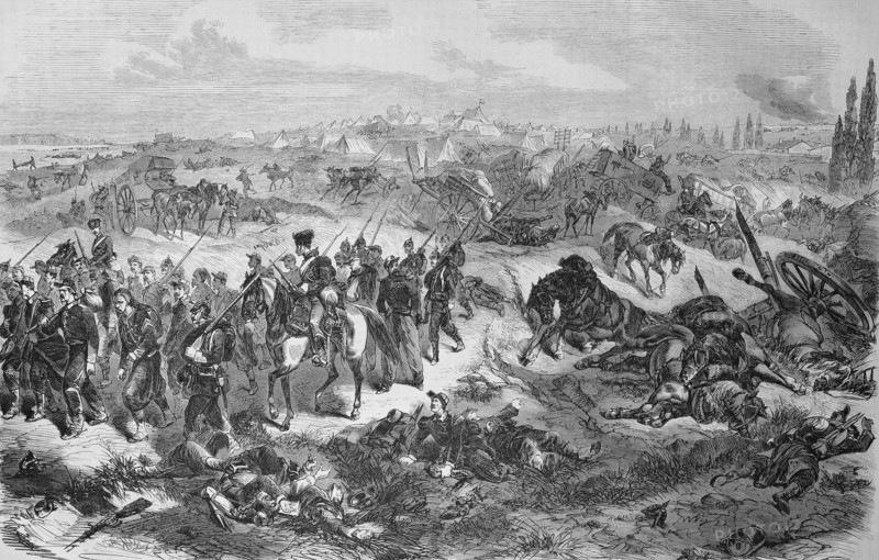Army corps attacked french camps