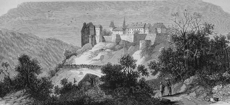 View of fortress luetzelstein