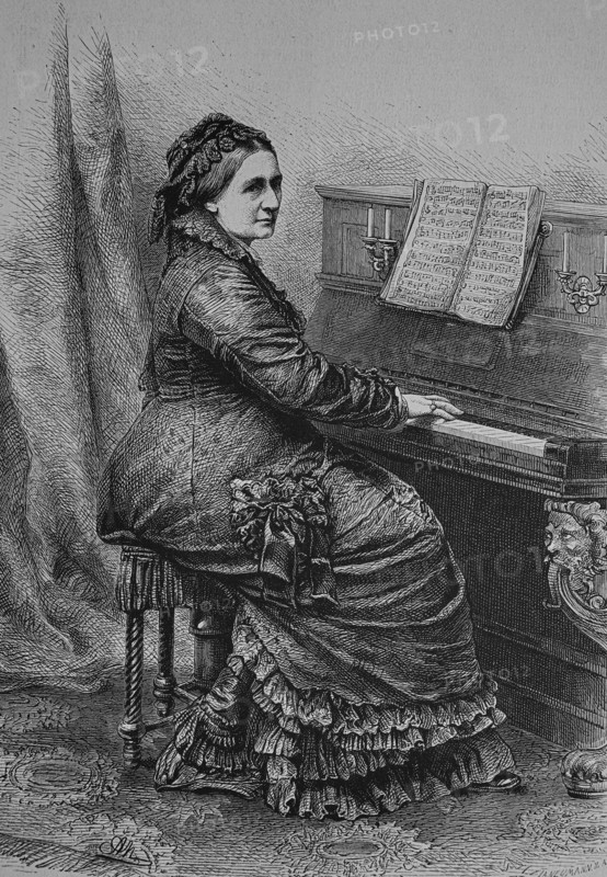 Portrait of clara josephine schumann