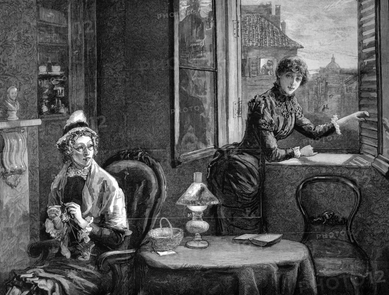 Women in the sewing room