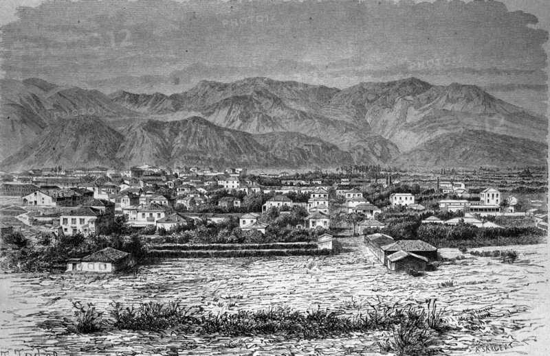 View of sparta, greece