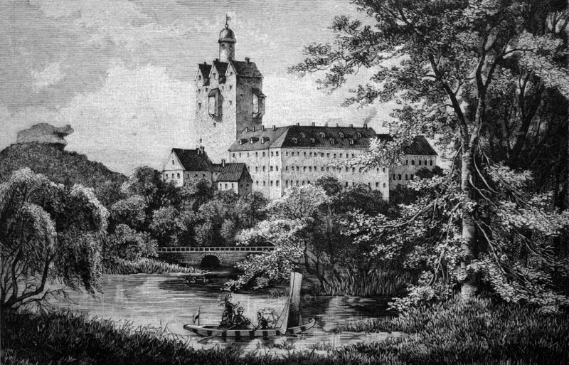 Ballenstedt castle in the harz mountains