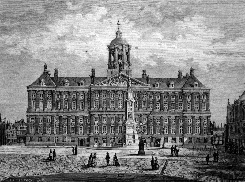Royal palace in amsterdam