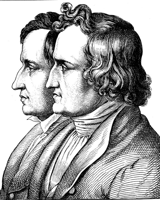 Jacob and wilhelm grimm