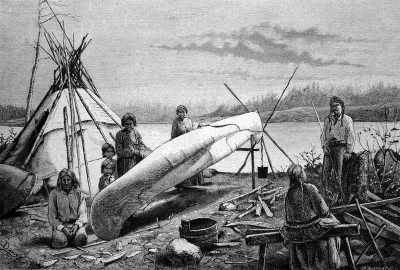 Anishinabe or chippewa indians