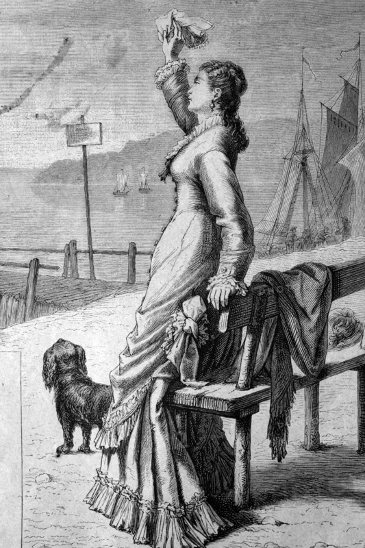 Farewell at the harbour