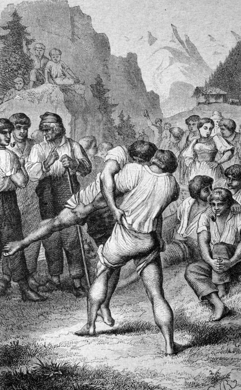 A style of wrestling in switzerland