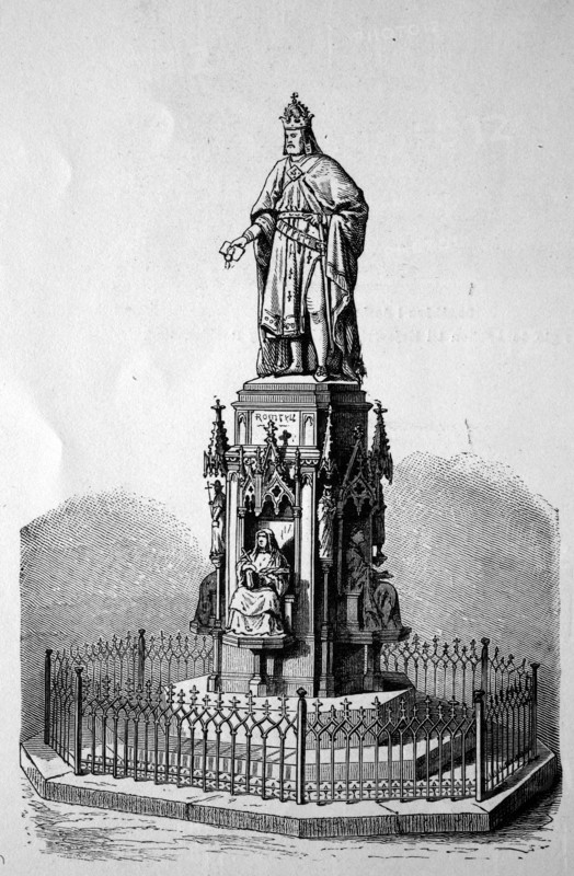 Statue of charles iv in prague