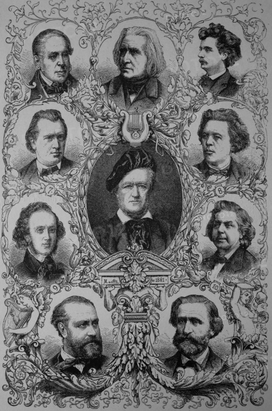 Wellknown composers of the 19th century