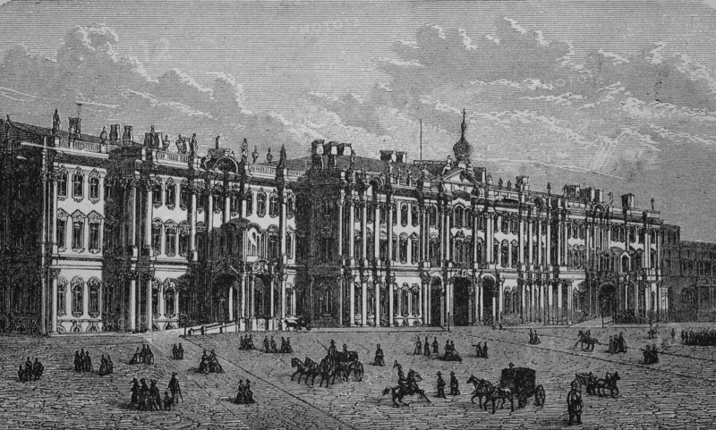 Winter palace in st. petersburg