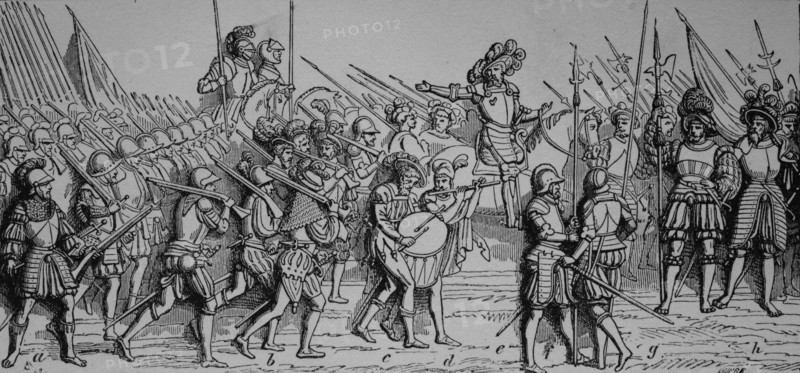 Troops of the middle ages