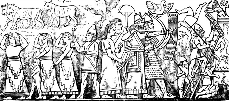 Assyrian relief,