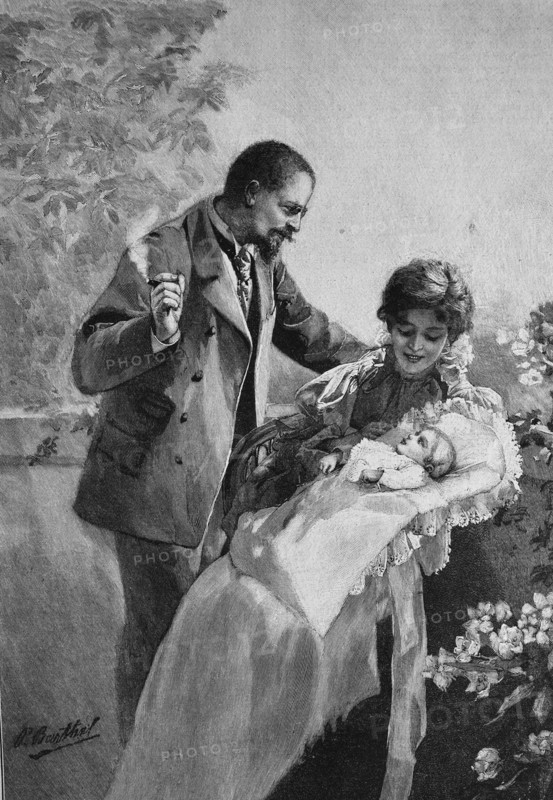 Young family with a child