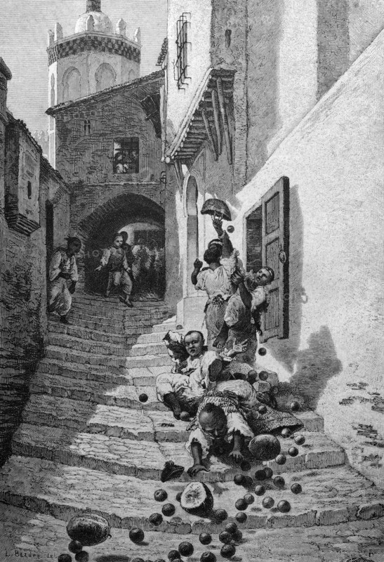 Street scene in algiers