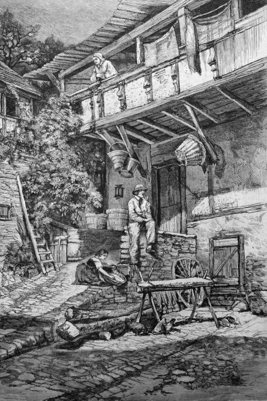 Alsatian farm,