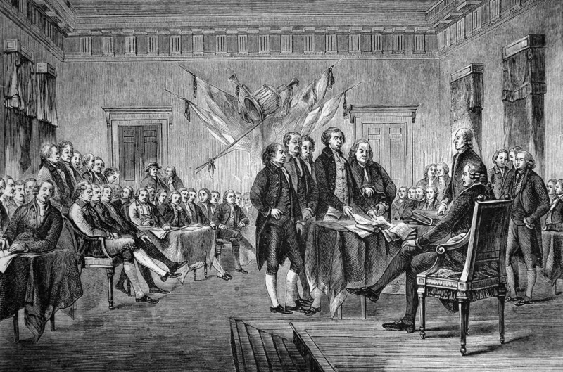 Signing of the declaration of independence