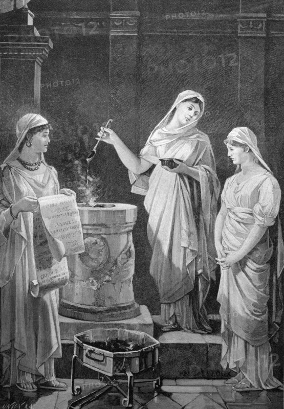 Vestal virgins,