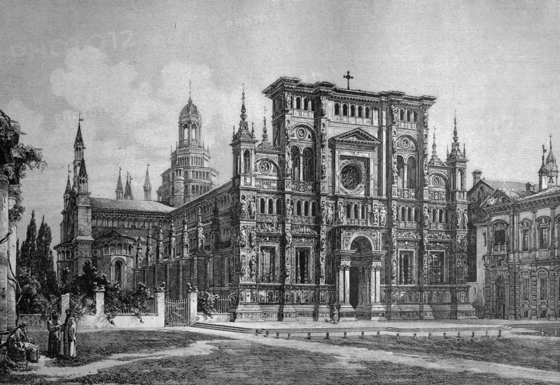 Certosa di pavia gra-car monastery