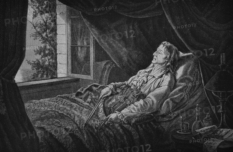 Paganini on his deathbed
