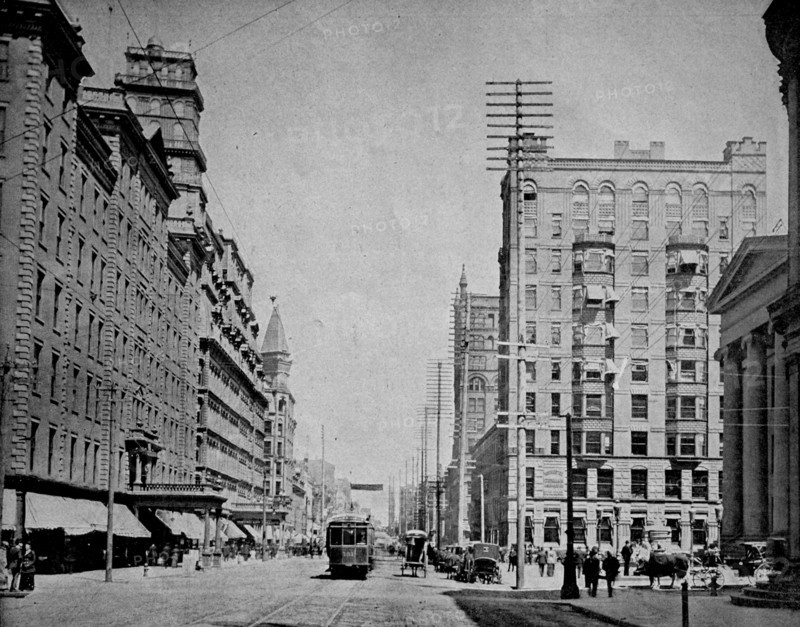 Mainstreet in rochester, america