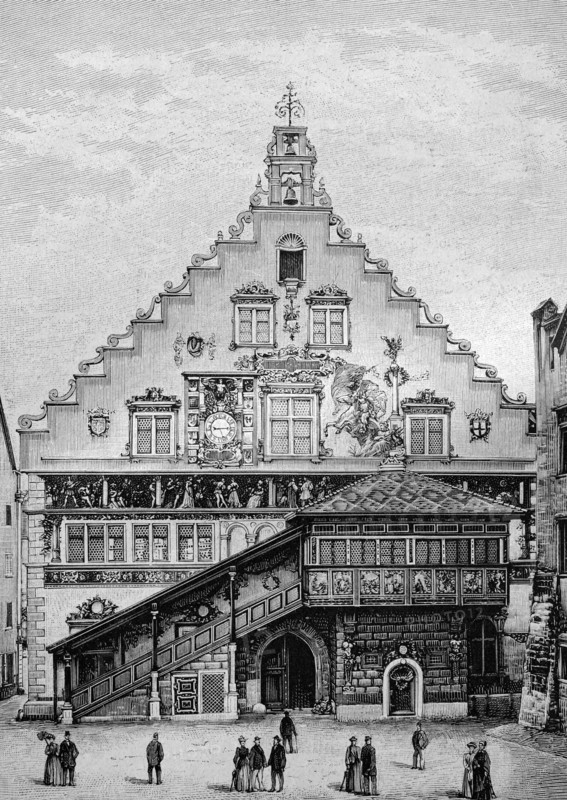 The city hall in lindau