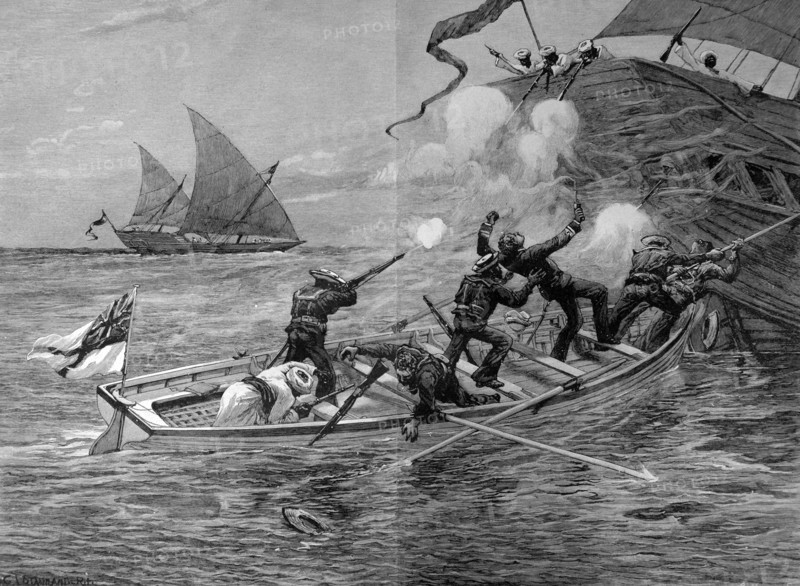 Fighting with slave dealers