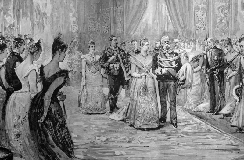 The german emperor and empress
