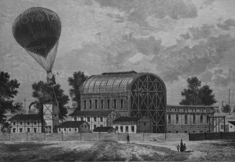 Airship department at tempelhof field