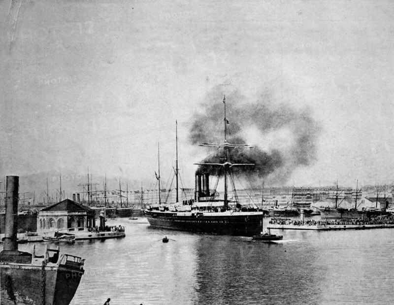 The du pelerin ship from marseille