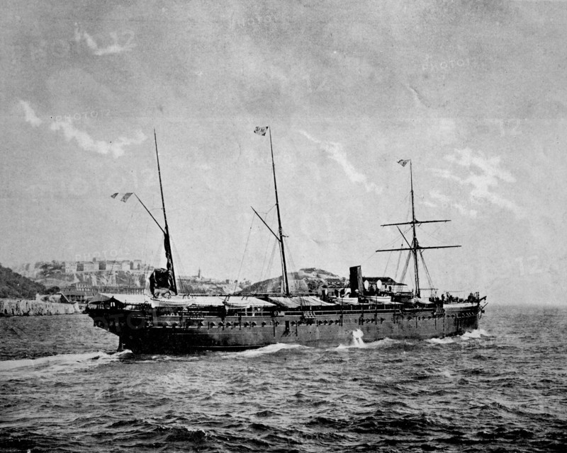 Arrival of the ship l'iraouaddi in madagascar,