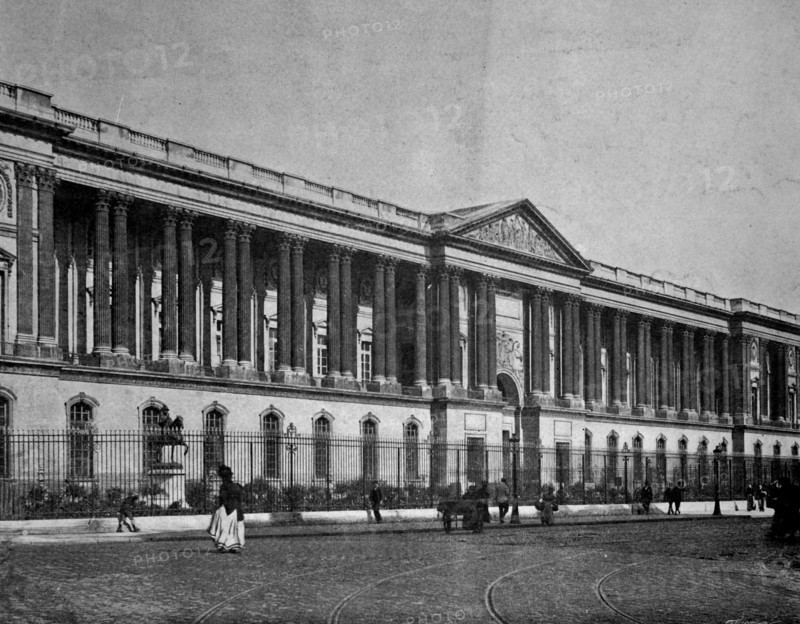Louvre palace, paris