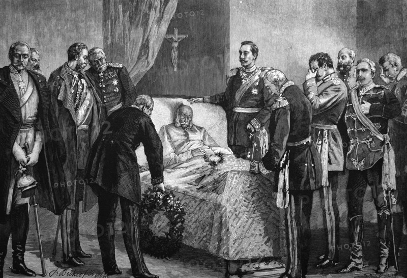 Emporer wilhelm on his deathbed
