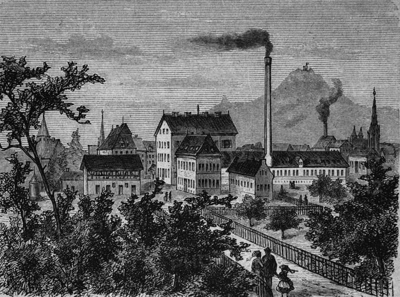 View of werner's factories