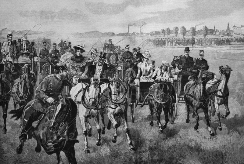 Horse-drawn carriages