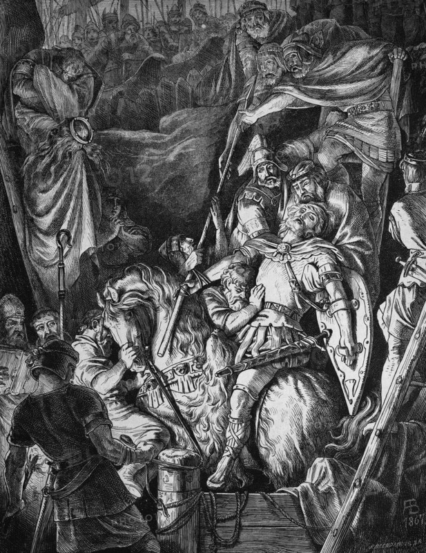 Funeral of alaric i