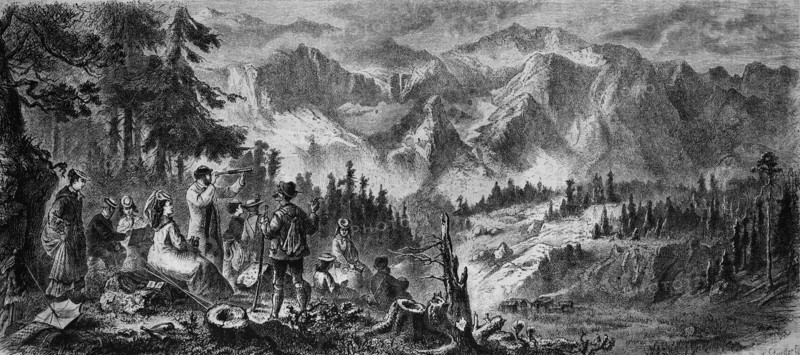 In front of the wettersteinalp, bavaria