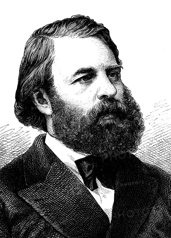 Portrait of joseph joachim raff