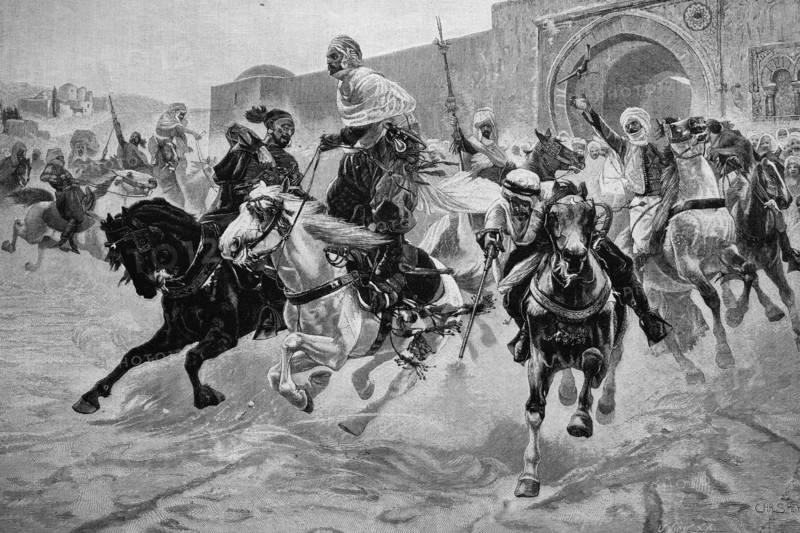 traditional equestrian performed