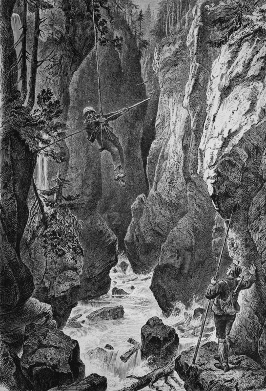 Gorge near garmisch-partenkirchen