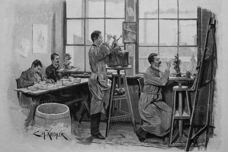 Manufacturing of porcelain