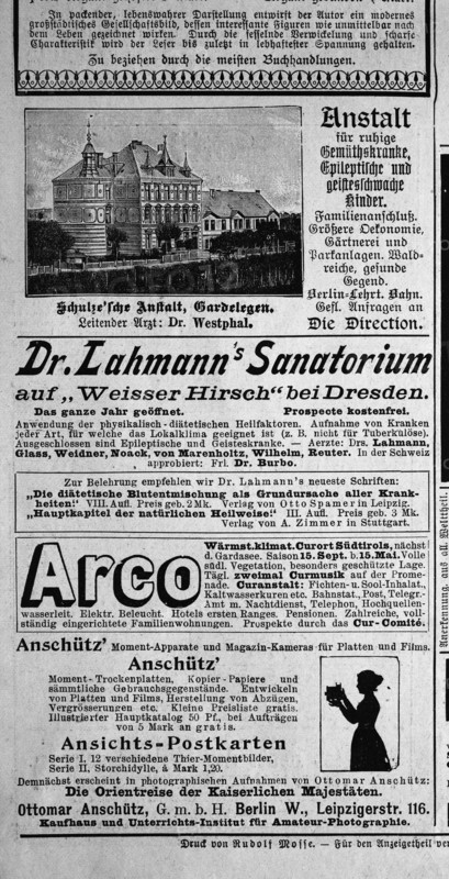 Advertising in the year 1890