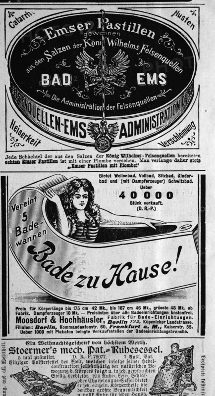 Advertising in the year 1890