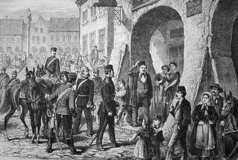 Billeting of soldiers in bohemia