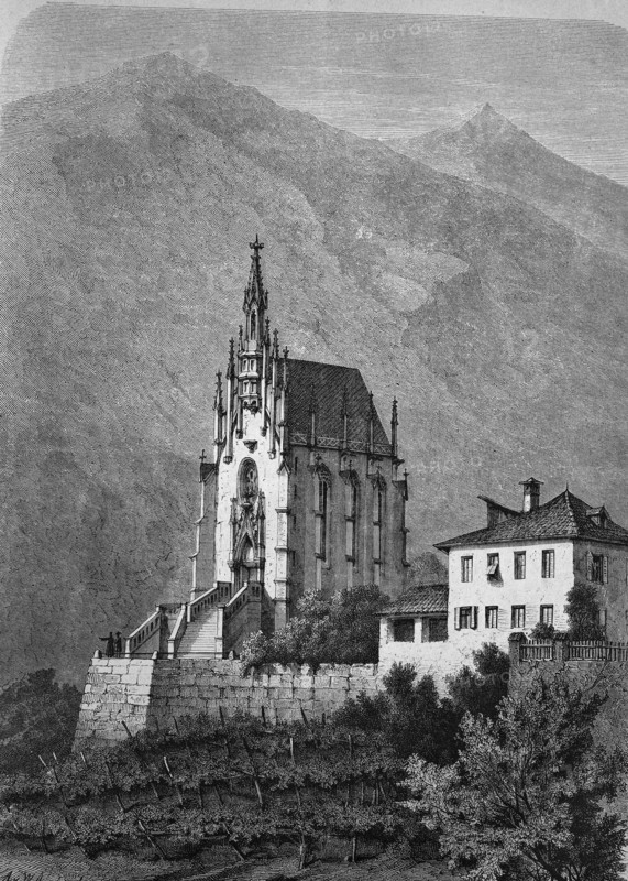 Funeral chapel of archduke johann on burg schenna