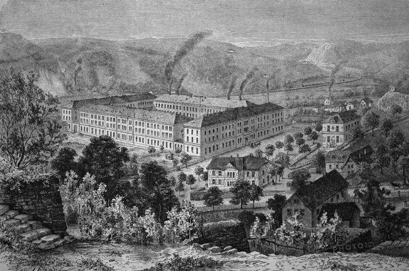 Porcelain factory in meissen