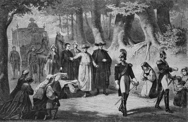 Evening stroll by pope pius ix